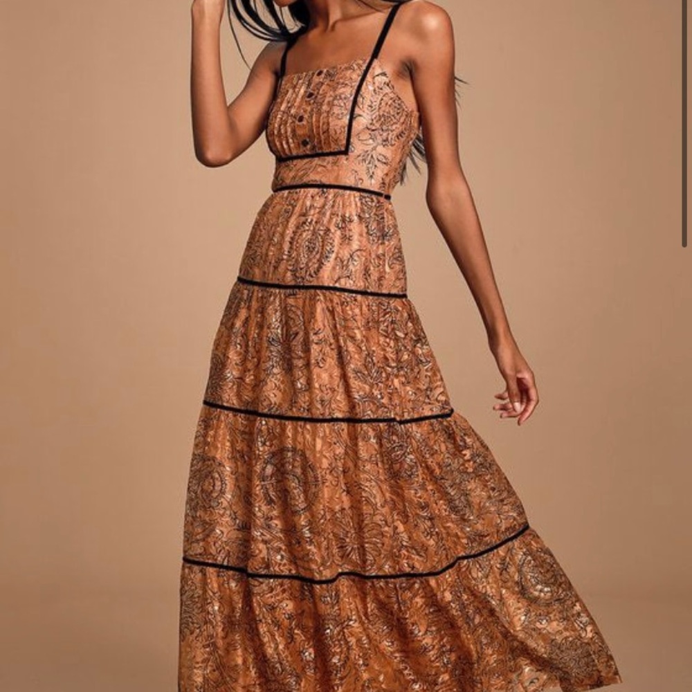 Honey Punch light brown dress from LuLus